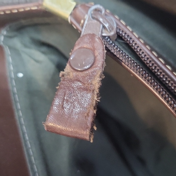 COLDWATER CANYON Black Leather Tote Bag - Picture 14 of 16